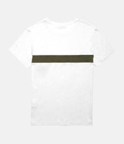 BEECHMONT T-SHIRT WHITE / OLIVE