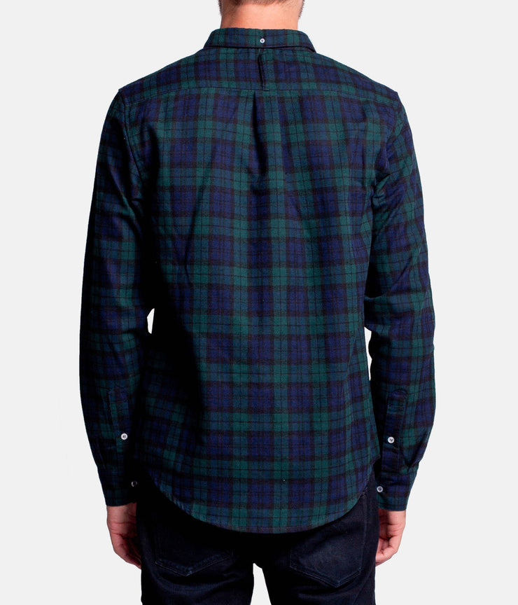 BRIGHTON LS SHIRT  NAVY / GREEN