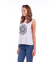CELESTIAL TANK GREY MARLE