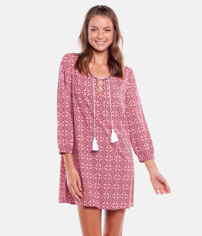 CENTURY L/S DRESS ROSE