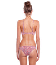 CENTURY WRAP TOP ROSE