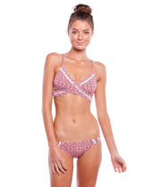 CENTURY WRAP TOP ROSE