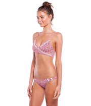 CENTURY WRAP TOP ROSE