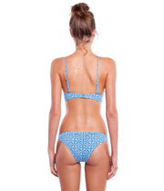 CENTURY WRAP TOP YVES BLUE