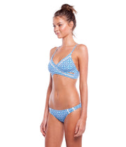 CENTURY WRAP TOP YVES BLUE