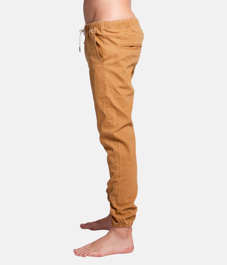 CHARLIE TRACK PANT DARK  SAND