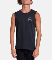 CIRCLE TANK BLACK WASH