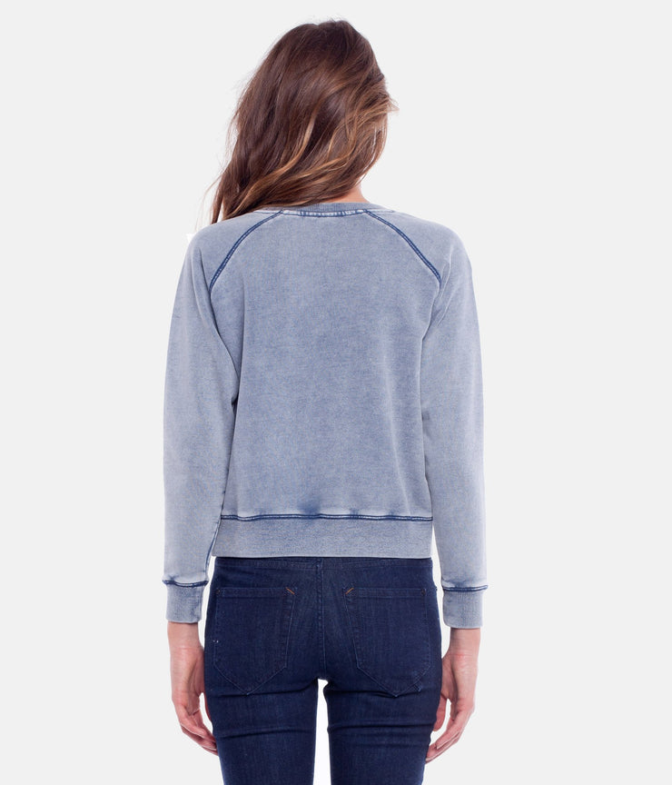 COLLEGE PULLOVER INDIGO