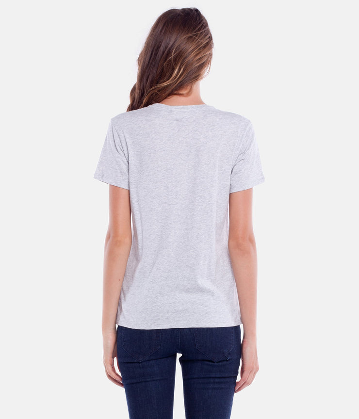 COLLEGE TEE GREY MARLE