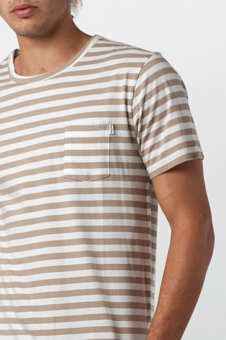 EVERYDAY STRIPE T-SHIRT SAND