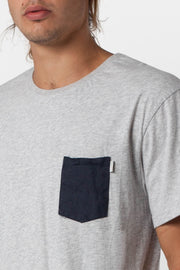 BASIC T-SHIRT GREY MARLE