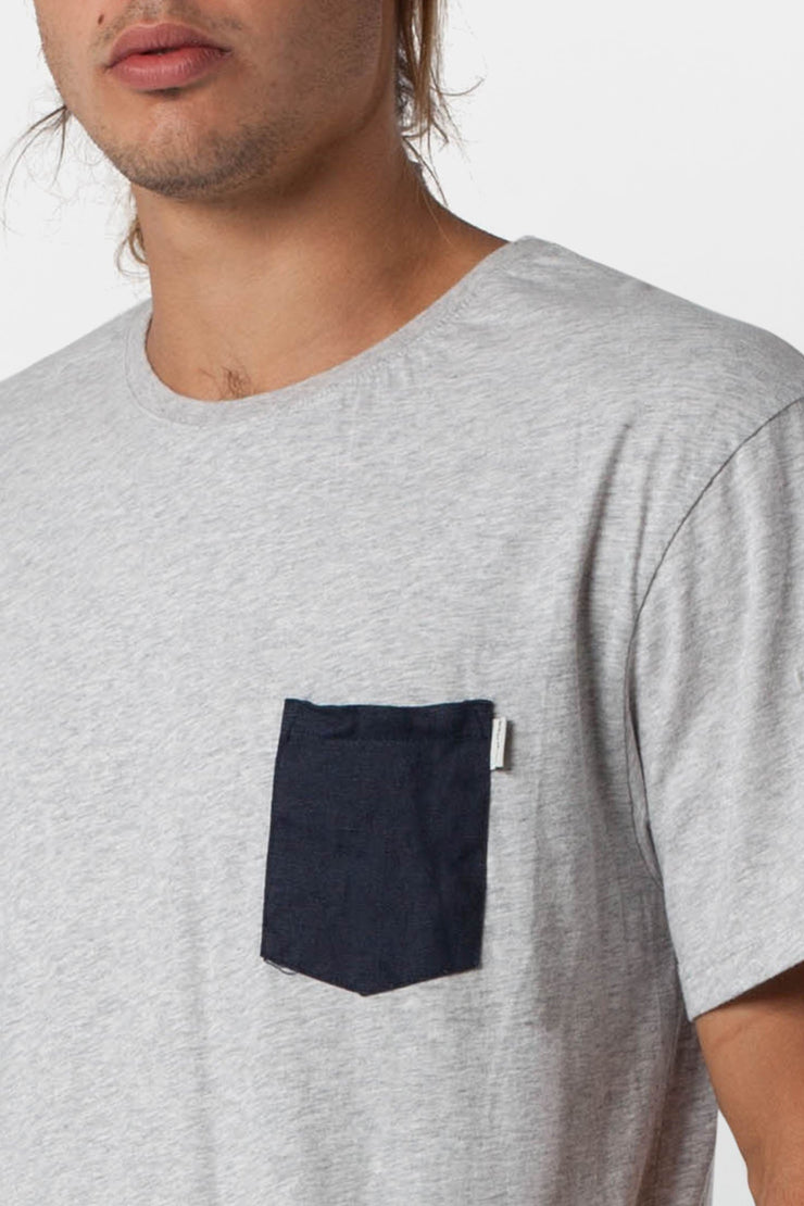 BASIC T-SHIRT GREY MARLE