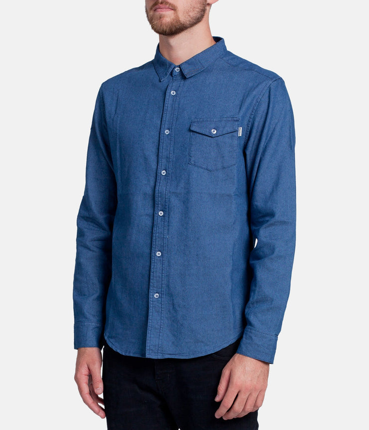 DEAN LS SHIRT DENIM