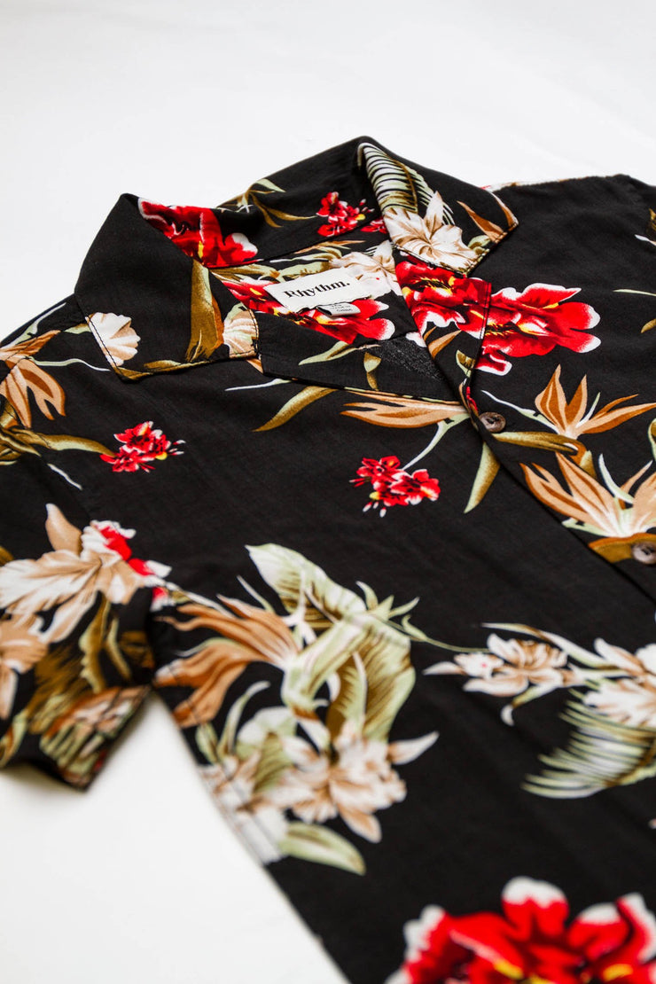 ISLANDER BOYS SS SHIRT VINTAGE BLACK