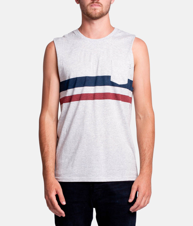 DEUCE TANK  GREY MARLE