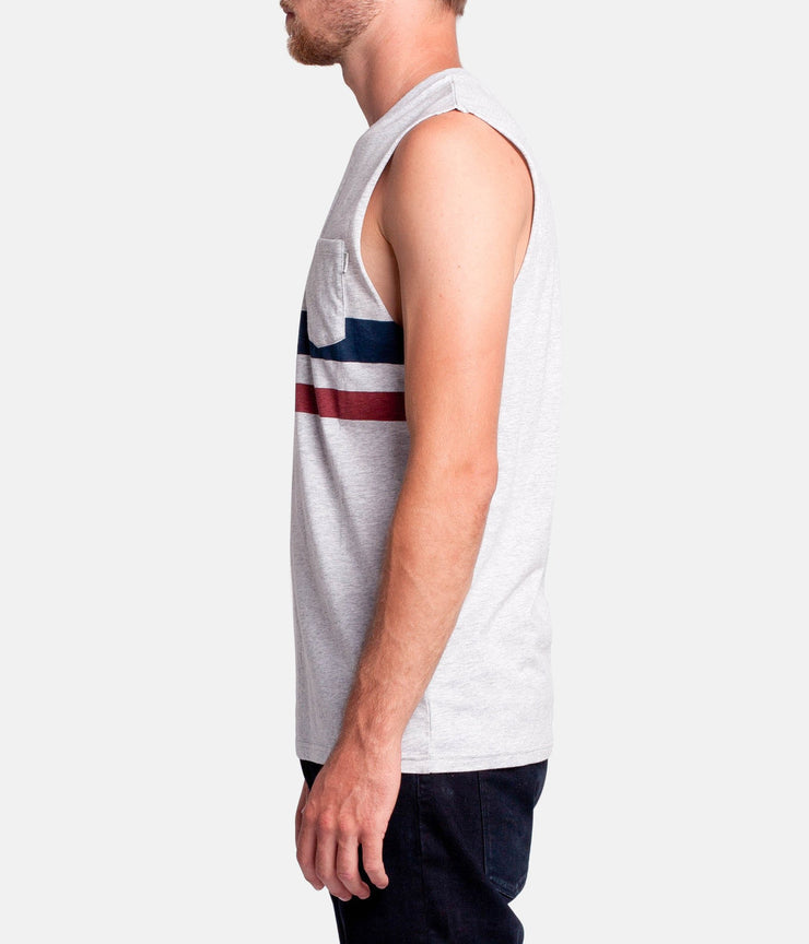 DEUCE TANK  GREY MARLE
