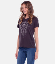 DREAMCATCHER TEE ROCK BLACK