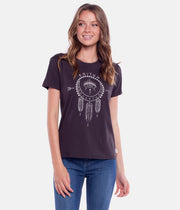 DREAMCATCHER TEE ROCK BLACK