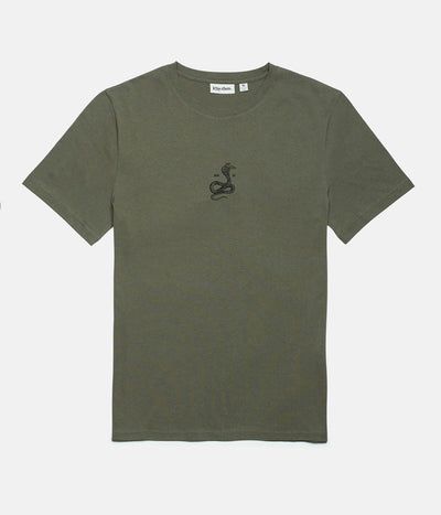 Rhythm Desert Snake T-Shirt Olive Front