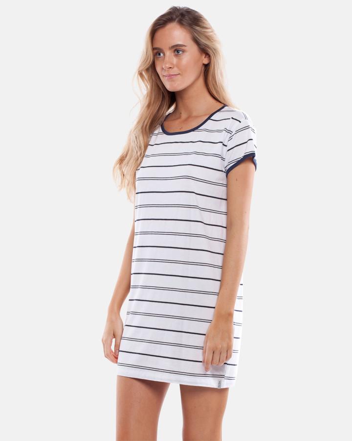 ESSENTIALS TEE DRESS WHITE