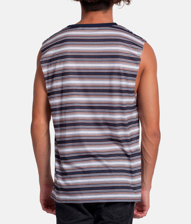 EVERYDAY STRIPE TANK VINTAGE NAVY