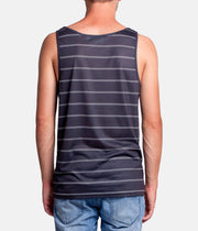 EVERYDAY STRIPE SINGLET BLACK