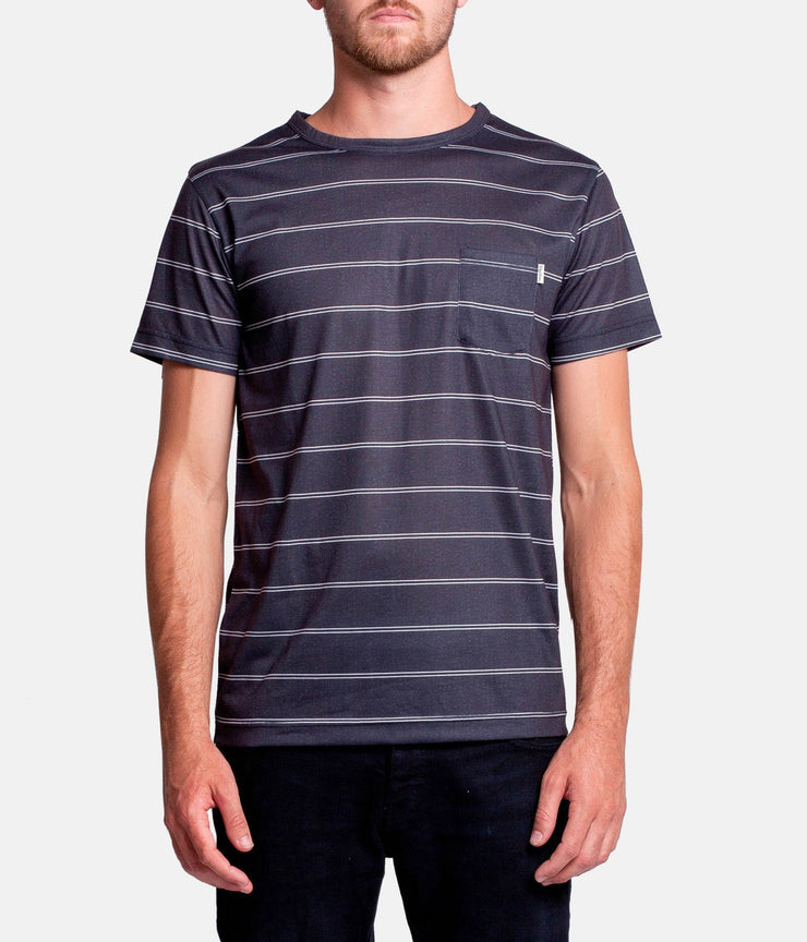 EVERYDAY STRIPE T-SHIRT BLACK