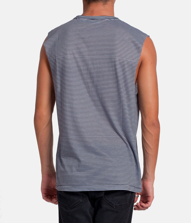 EVERYDAY STRIPE TANK CLASSIC BLACK