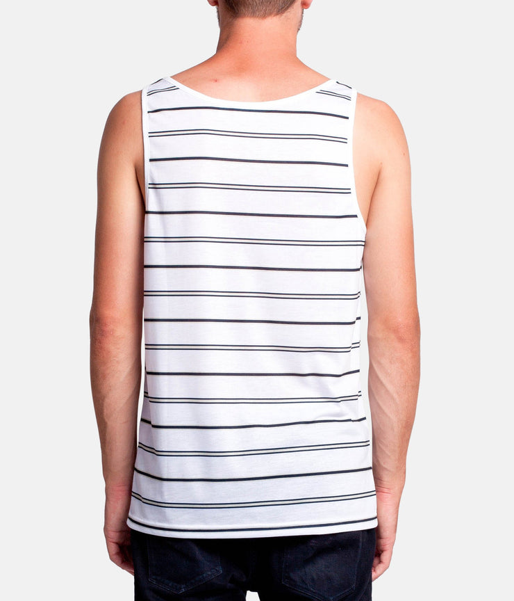 EVERYDAY STRIPE SINGLET NAVY