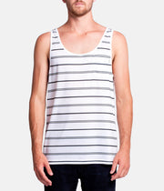 EVERYDAY STRIPE SINGLET NAVY