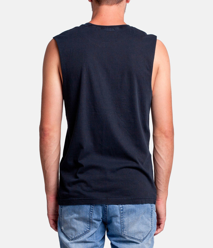 FLOW TANK  BLACK WASH
