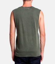 FLOW TANK  OLIVE WASH