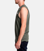 FLOW TANK  OLIVE WASH