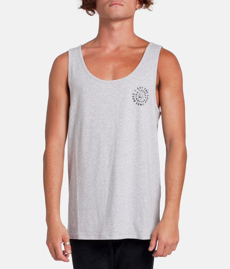 GOOD TIMES SINGLET GREY MARLE