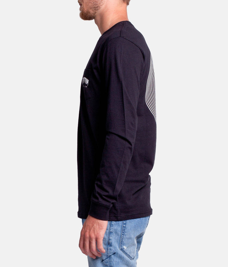 GOO BENDS LS T-SHIRT BLACK