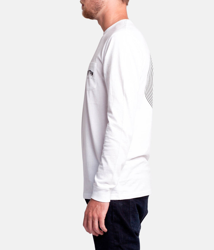 GOO BENDS LS T-SHIRT WHITE