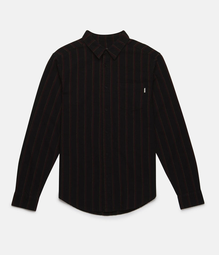 60'S STRIPE LS SHIRT NAVY