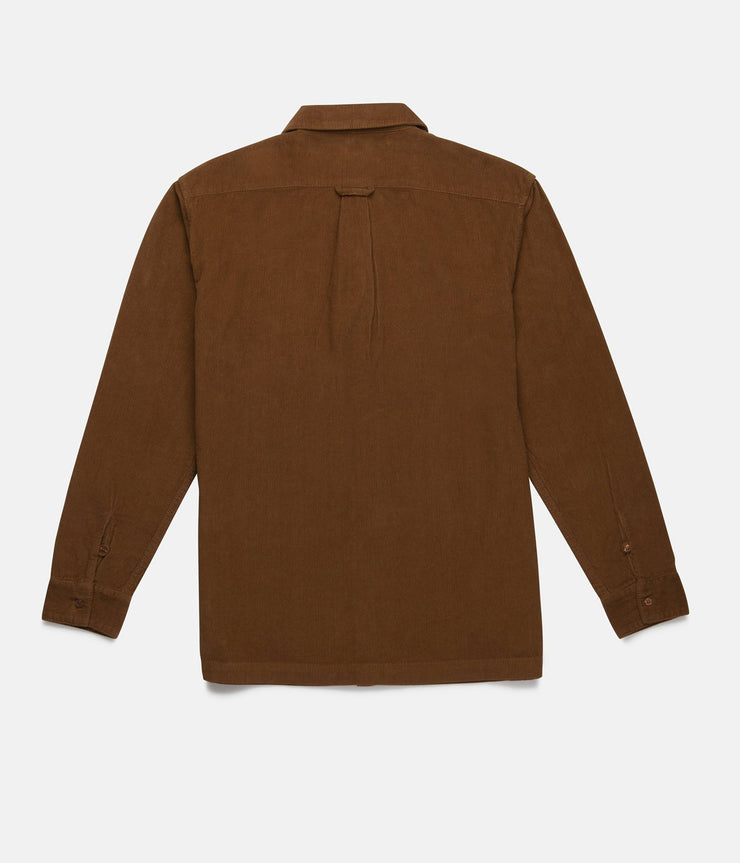 CORDUROY LS SHIRT ALMOND