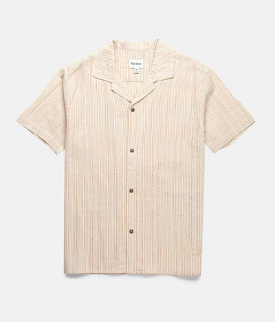 VACATION STRIPE SS SHIRT NATURAL