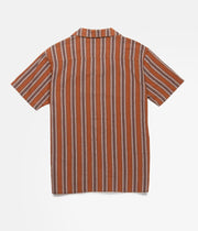 VACATION STRIPE SS SHIRT ALMOND