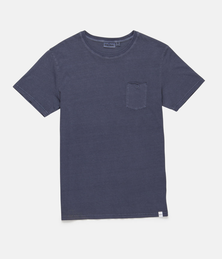 EVERYDAY WASH T-SHIRT WASHED BLUE