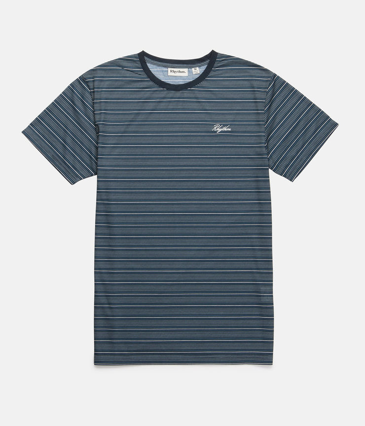 VINTAGE STRIPE T-SHIRT TEAL