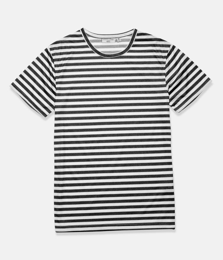 EVERYDAY STRIPE T-SHIRT CLASSIC CHARCOAL
