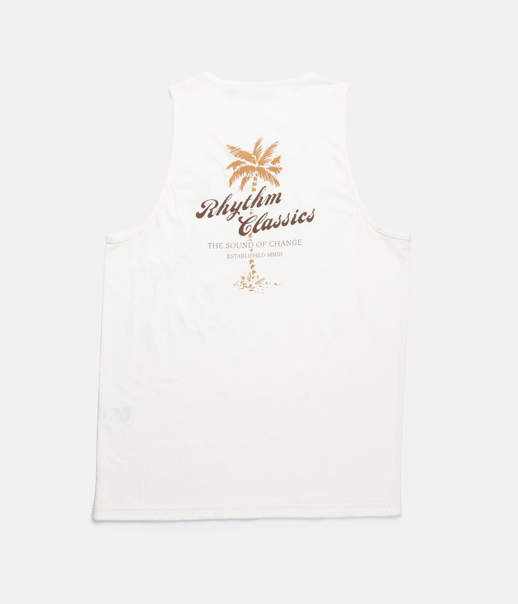 TROPICS SINGLET WHITE