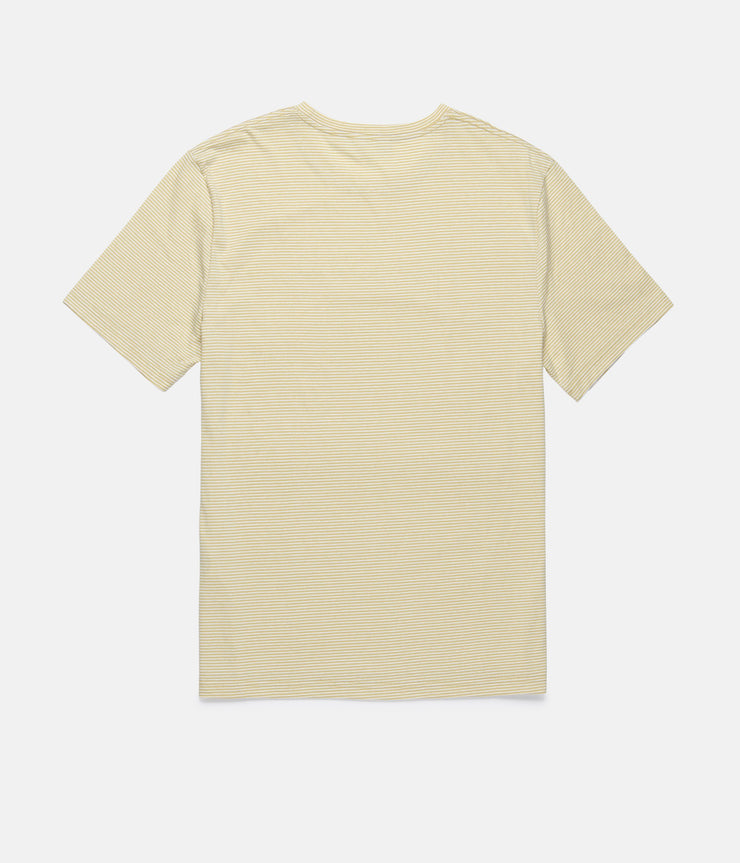 STUDIO STRIPE T-SHIRT FADED YELLOW