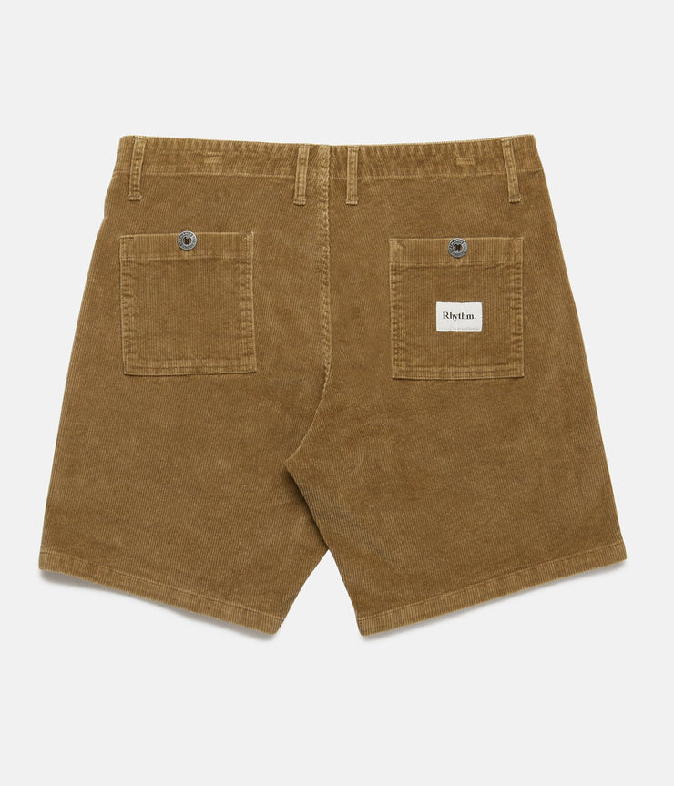 CORDUROY BUNKER WALKSHORT ALMOND