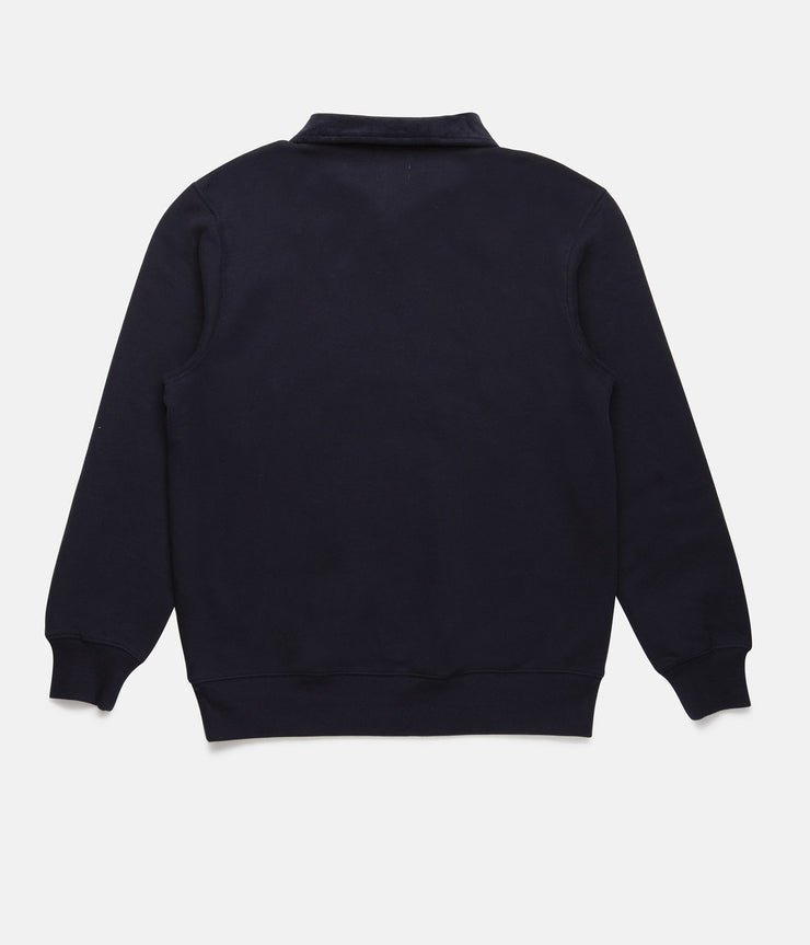 JAMES QUARTER ZIP PULLOVER NAVY