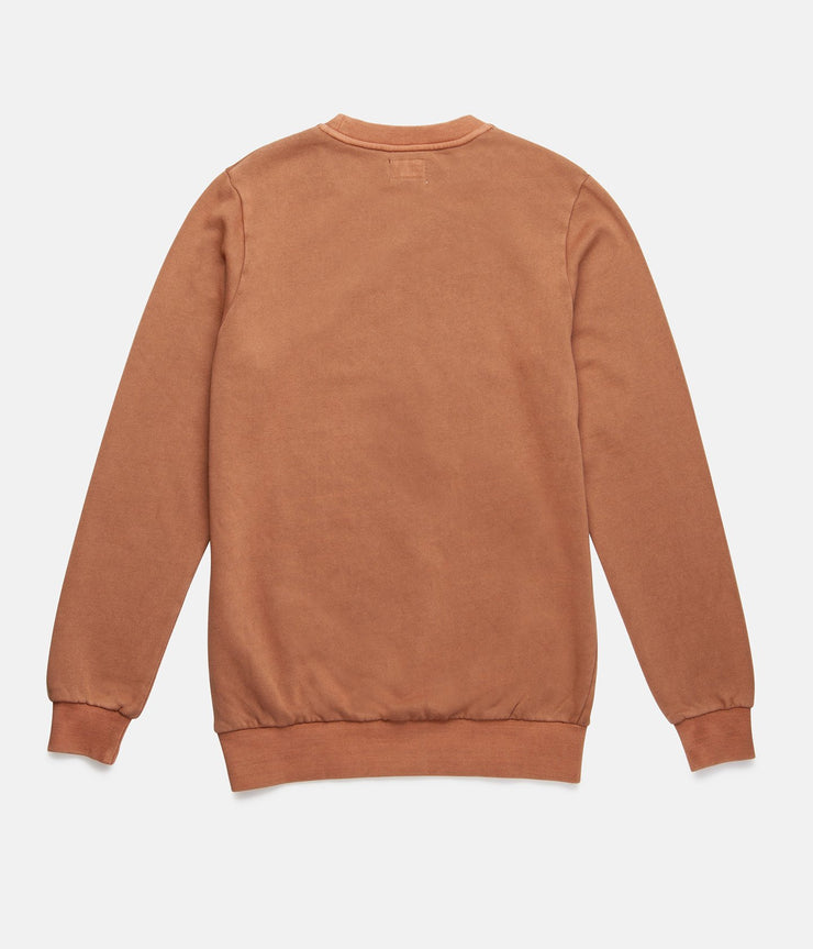 WASHED OUT PULLOVER WASHED CLAY