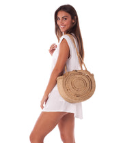 TIKI BEACH BAG STRAW