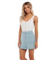 DAYBREAK SKIRT DENIM